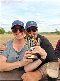 Emily Adams and Gareth Potter declared the Stockton pairs champions.